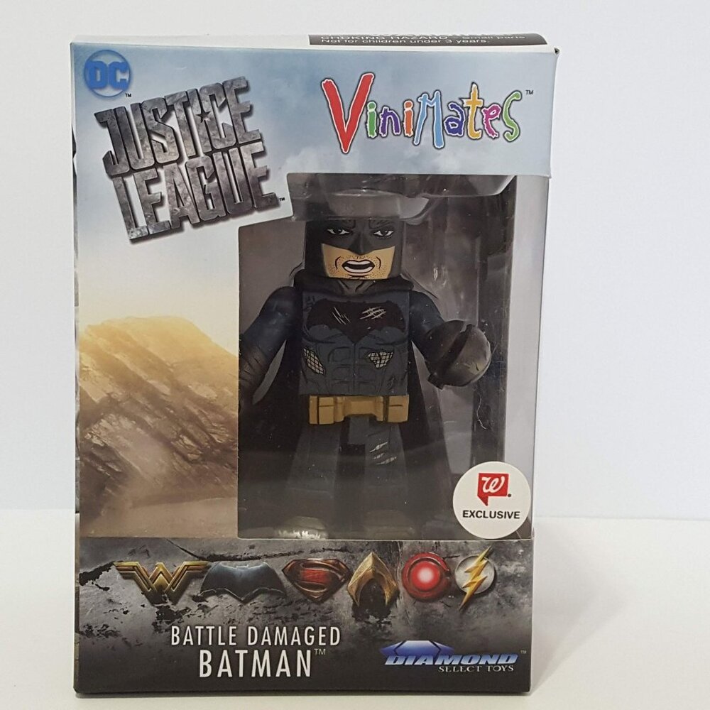 Justice League Vinimates Battle Damaged Batman Exclusive Vinyl Figure Toy